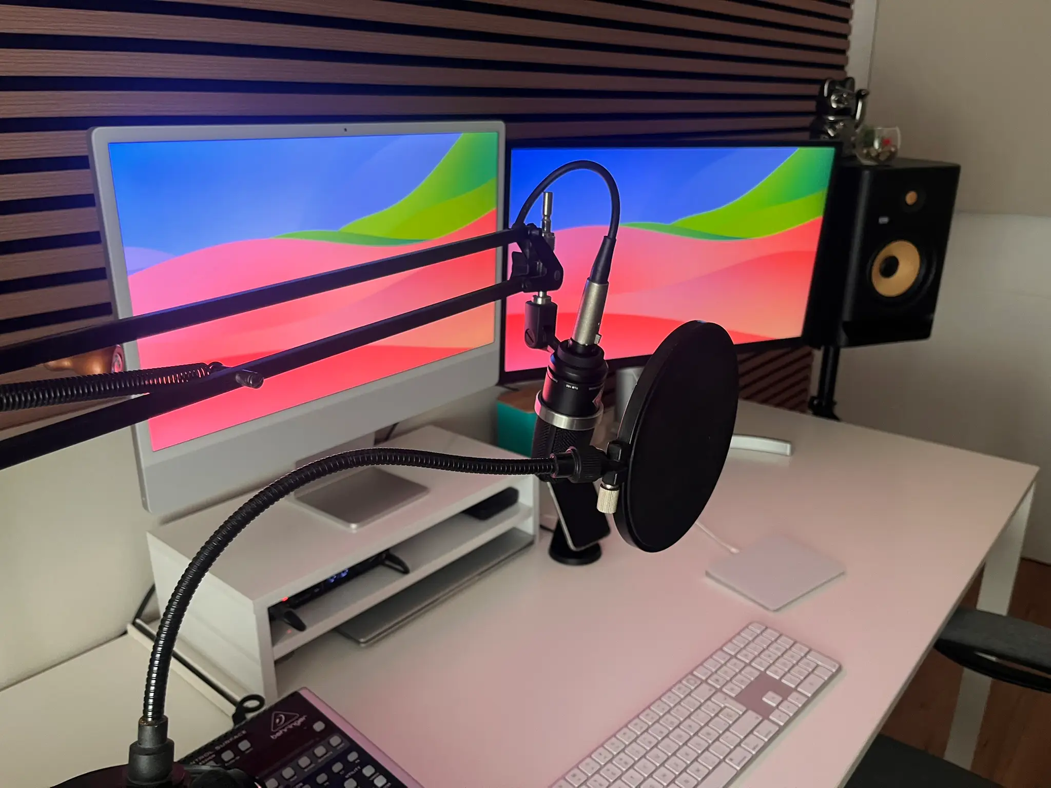 Estudio de grabación de Íñigo Sastre